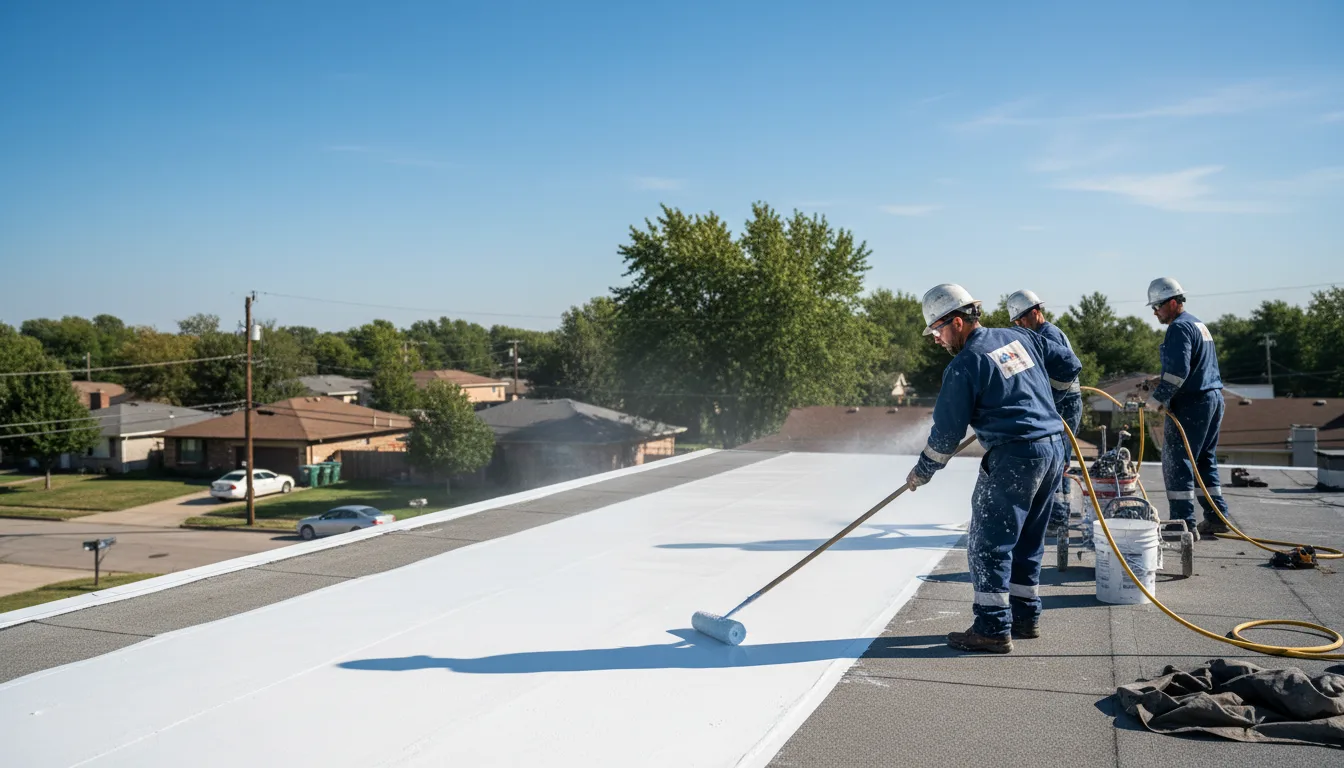 Commercial roof coating in Greeneville, TN near me